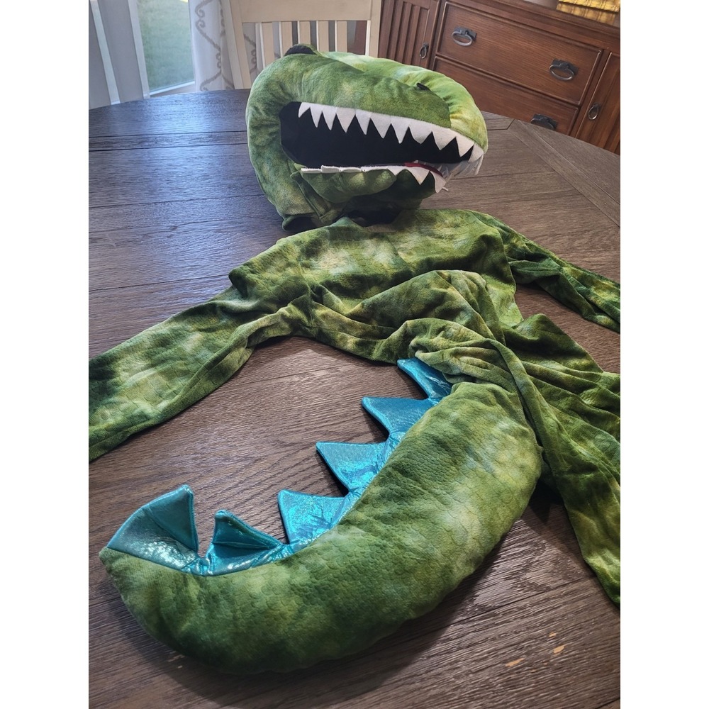 Pottery Barn Kids T-Rex Halloween Costume 7-8y Great Shape!!!